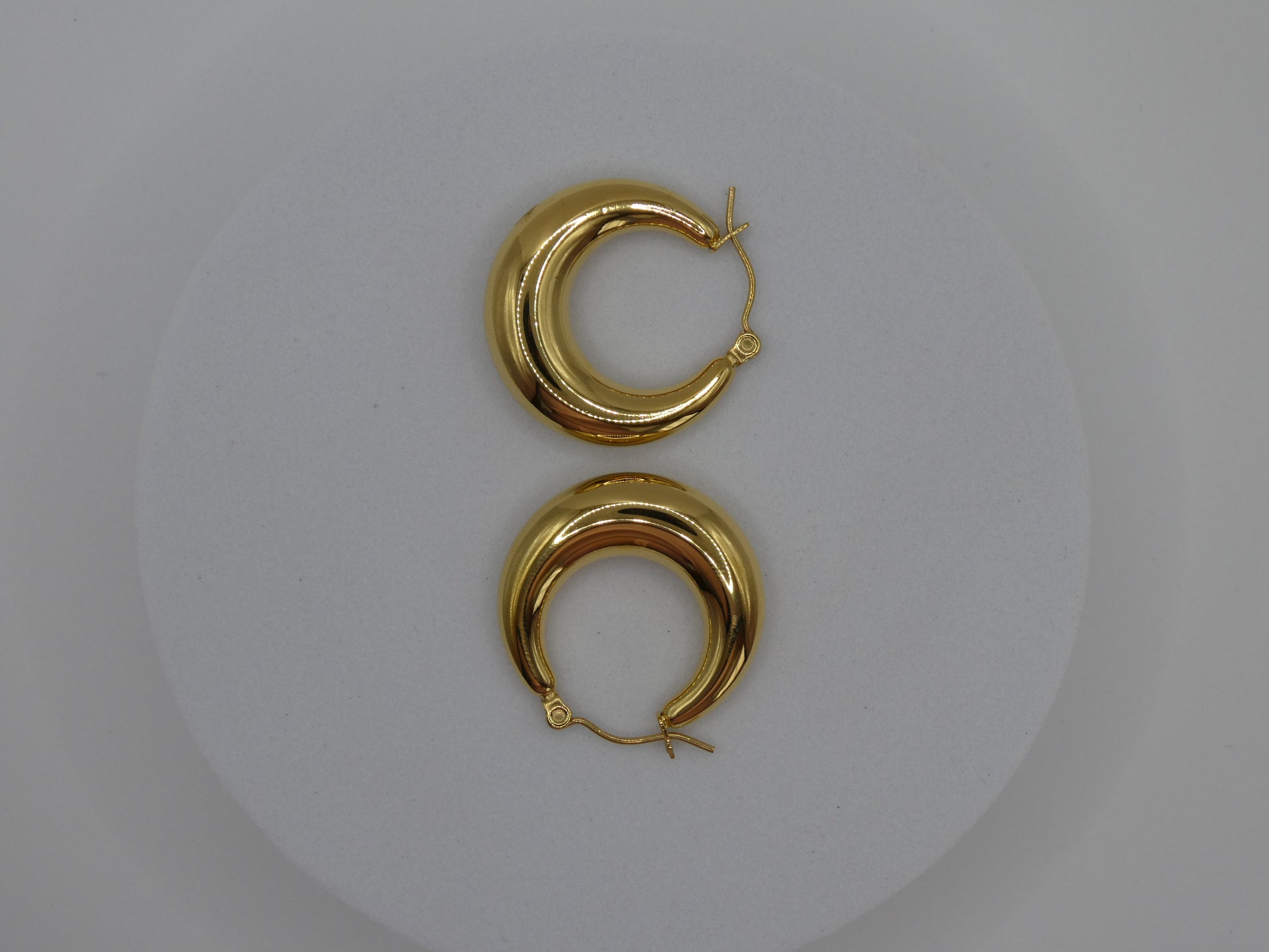 Chunky Gold Hoops