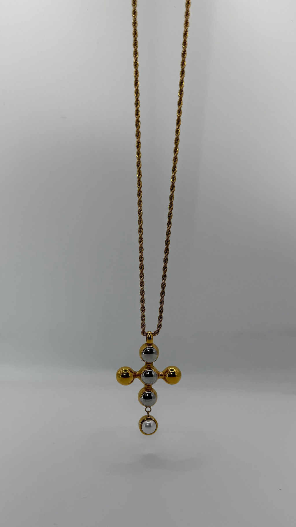 Statement Cross Pendant Necklace