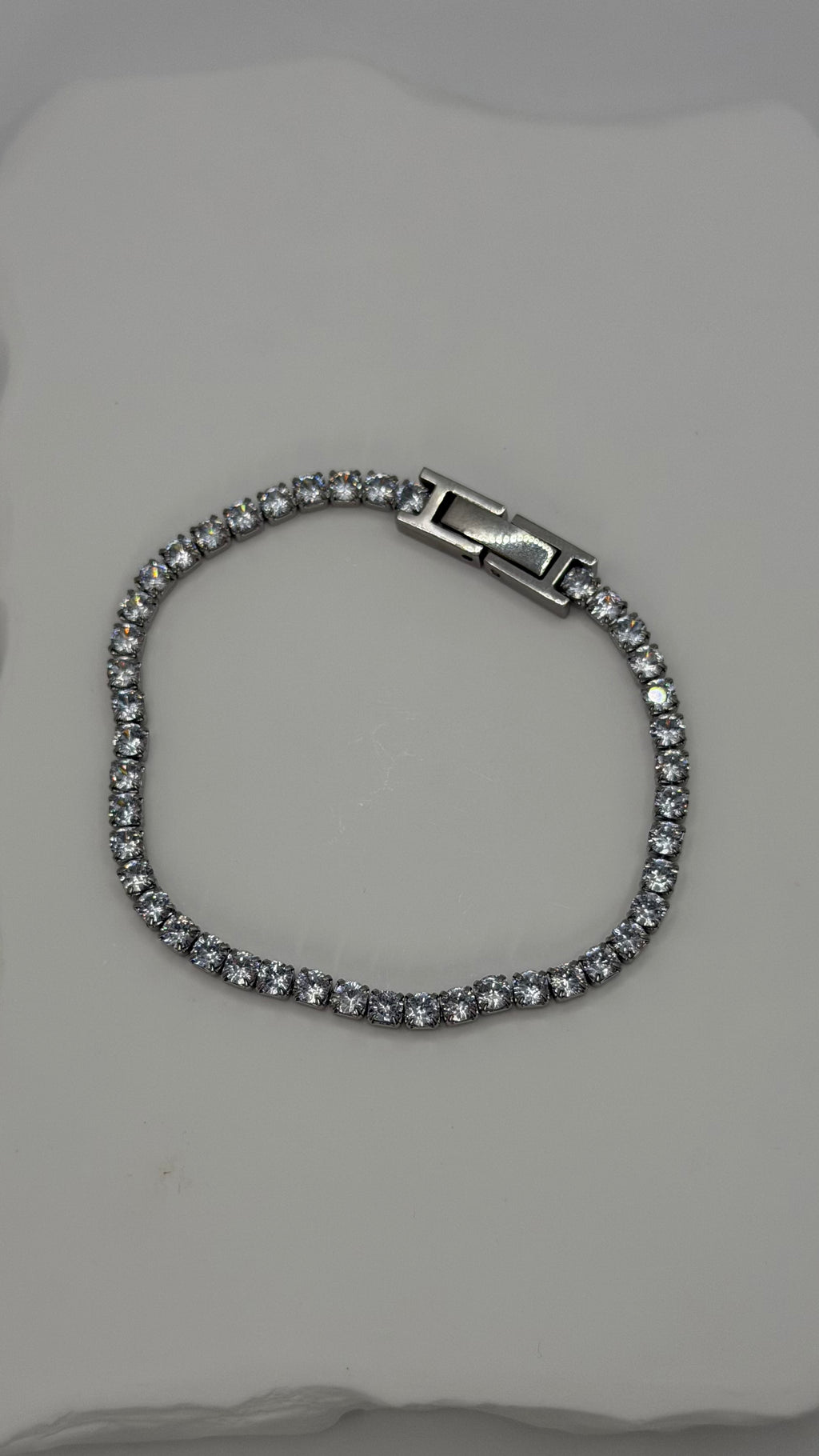 Silver Tennis Bracelet