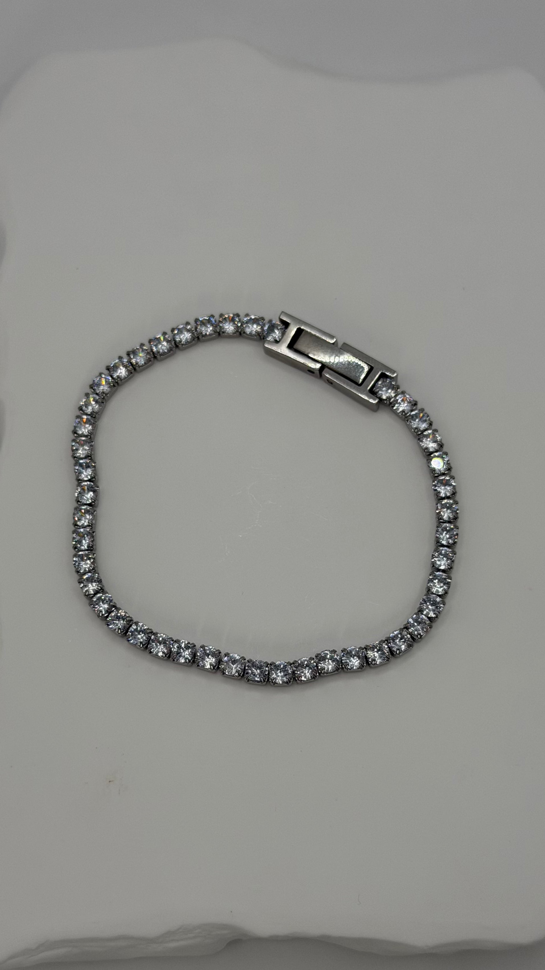 Silver Tennis Bracelet
