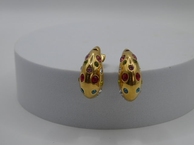 Multicoloured Statement Earrings