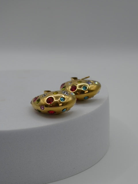 Multicoloured Statement Earrings