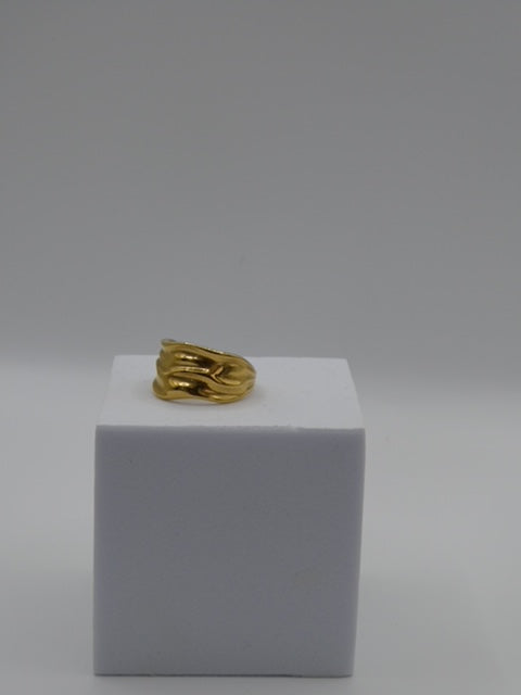 Textured Gold Ring
