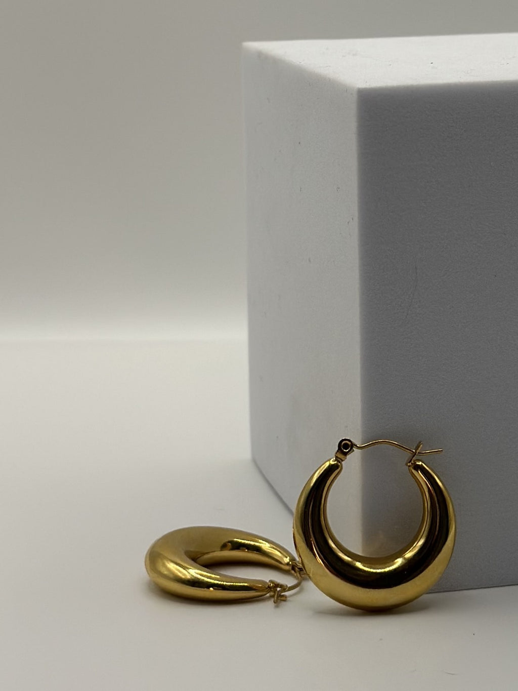 Chunky Gold Hoops