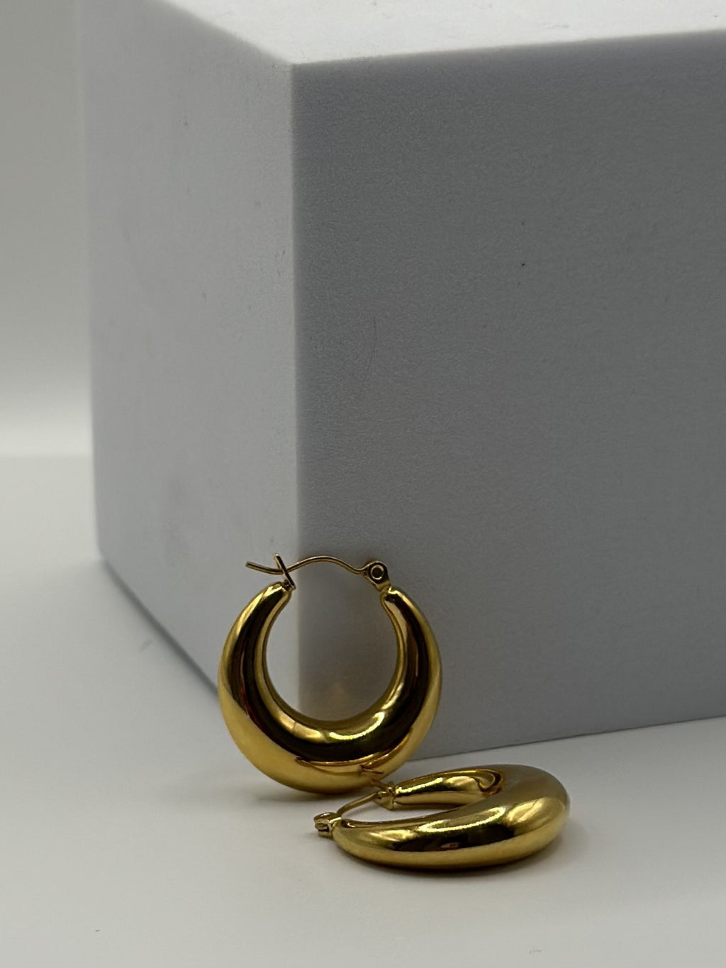 Chunky Gold Hoops