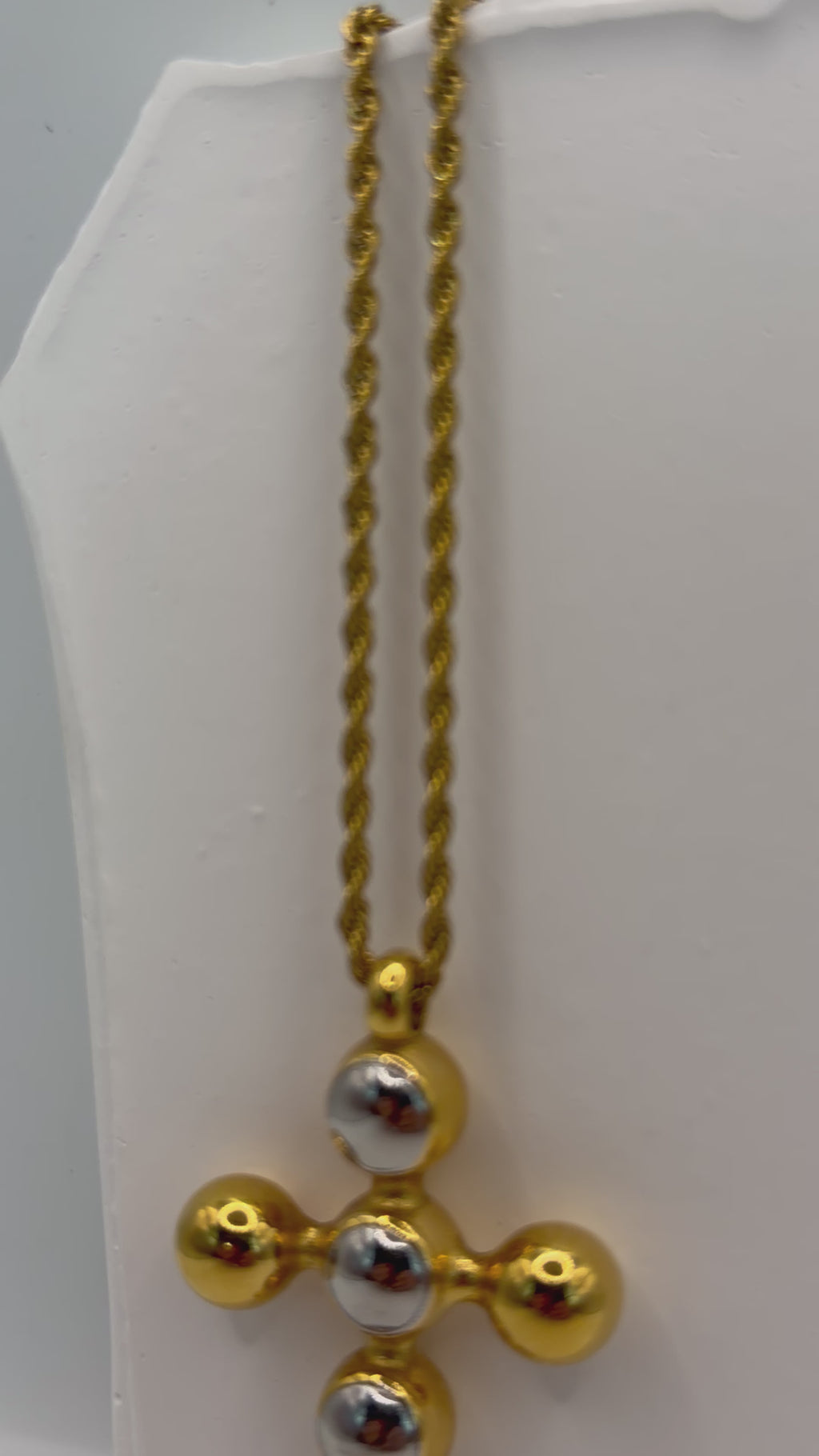 Statement Cross Pendant Necklace